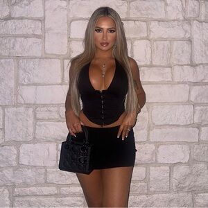 White Fox Boutique Secret Identity Bustier - Black